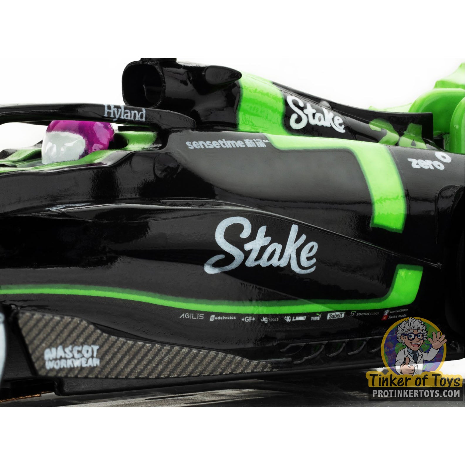 AFX/Racemasters Sauber F1 #24 C44 Stake FY - The Ultimate HO Slot Car!