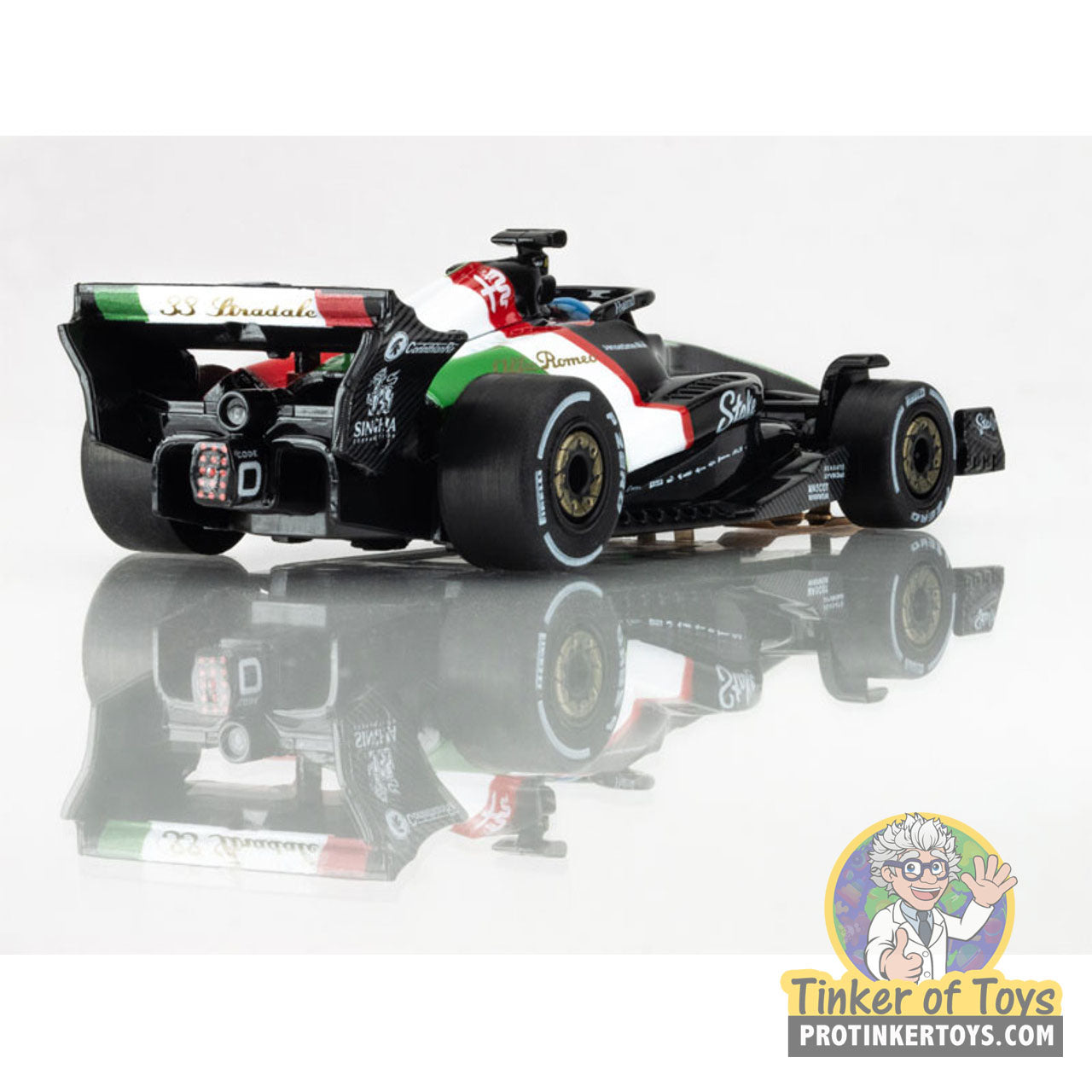 AFX Exclusive: 2023 Alfa Romeo F1 Monza #77 - Valtteri Bottas Mega G+ HO Slot Car