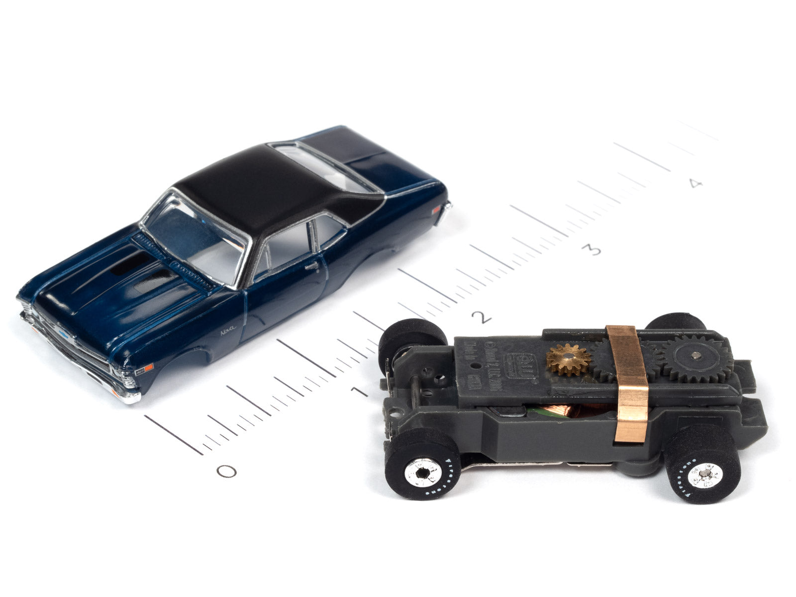 Auto World's Thunderjet Release 1 Slot Car Set - OK Used Cars SC377: A Racing Sensation!