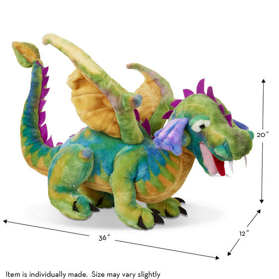 Enchanting Dragon Giant Stuffed Animal - 2121 by Melissa & Doug