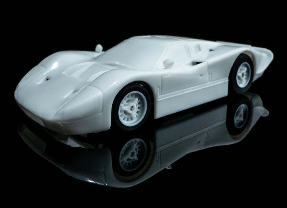 AFX/Racemasters Ford GT40 MKIV Paintable HO Slot Car - 22070