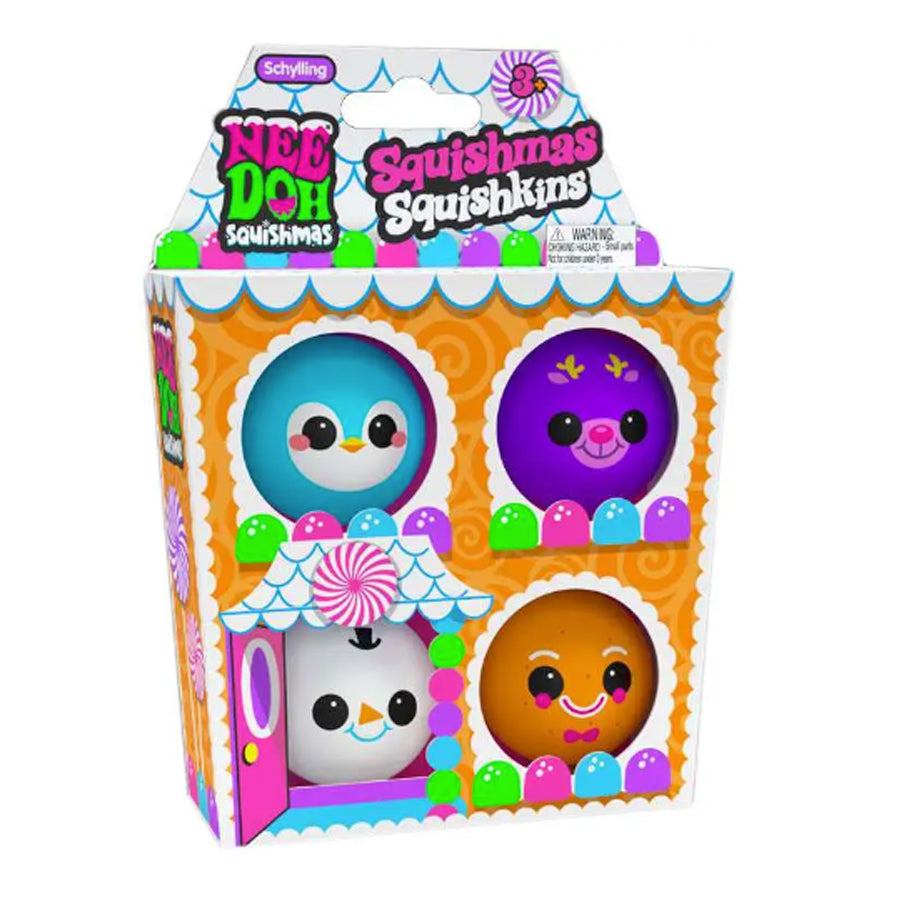 Nee Doh Squishmas Squishkins: Festive Holiday Fun | SQMSK23 | Schylling
