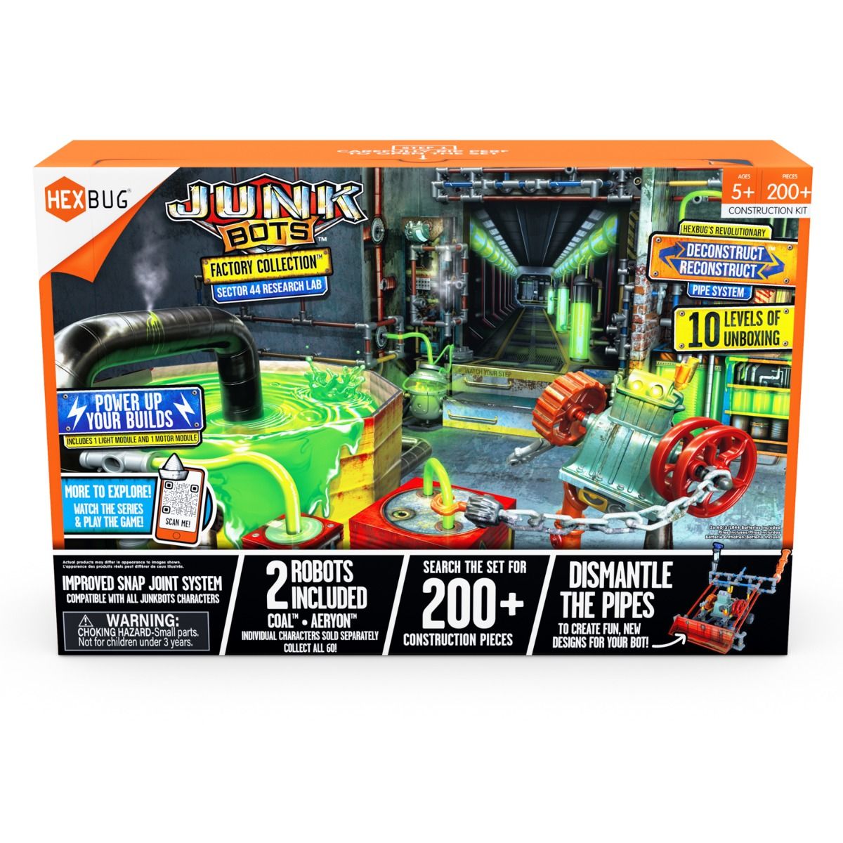 JunkBots Sector 44 Research Lab Small Factory Habitat | 430 - 7131 | HexBug