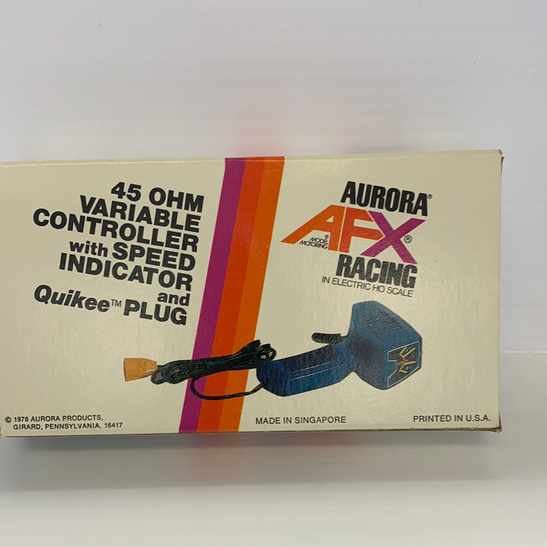 Aurora AFX 45 OHM Variable Controller with Speed Indicator - Unleash Your Racing Potential! | 1438 | Vintage