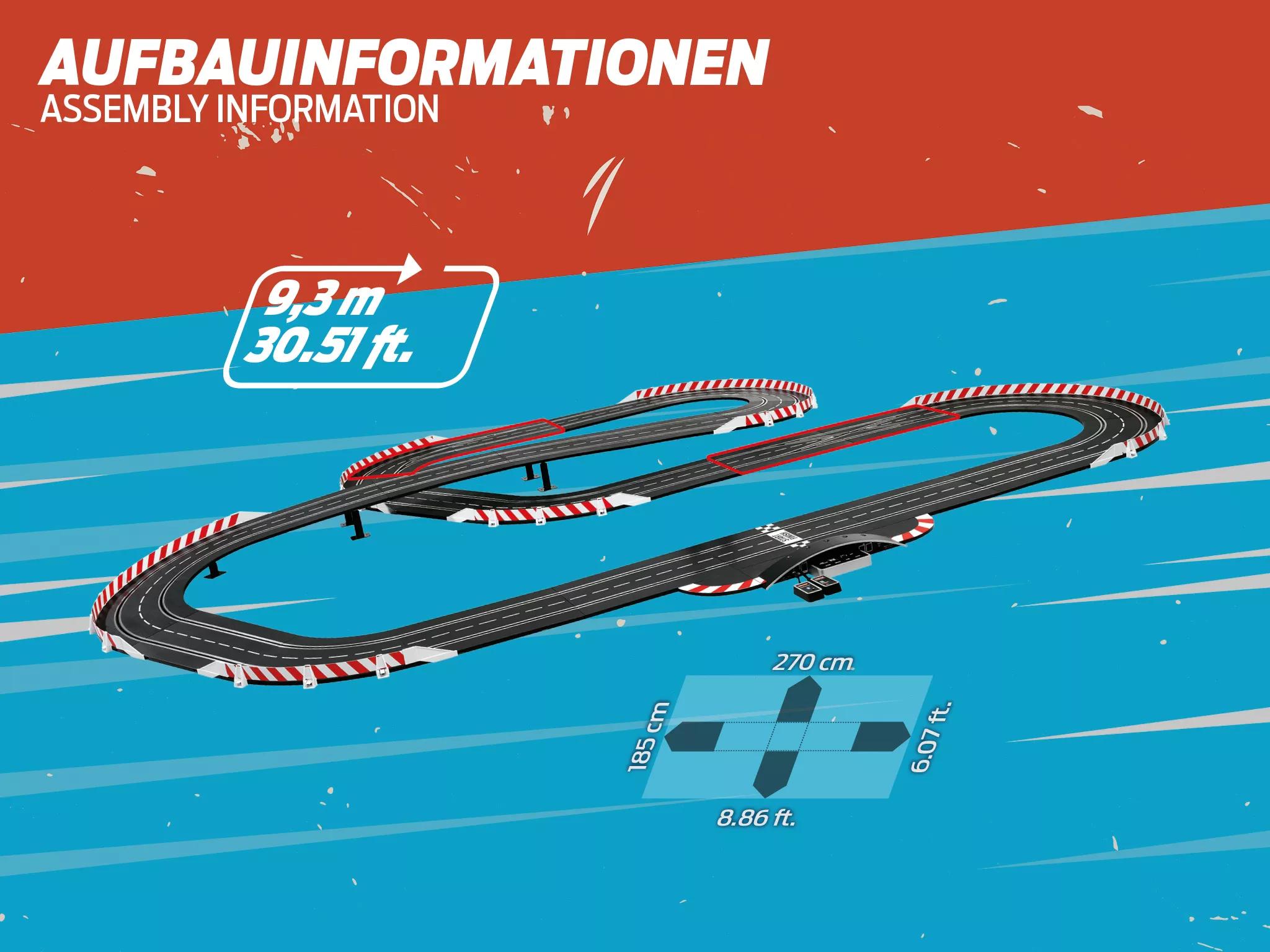 Carrera Digital 132 Retro Grand Prix Slot Car Racing Set - 20030031