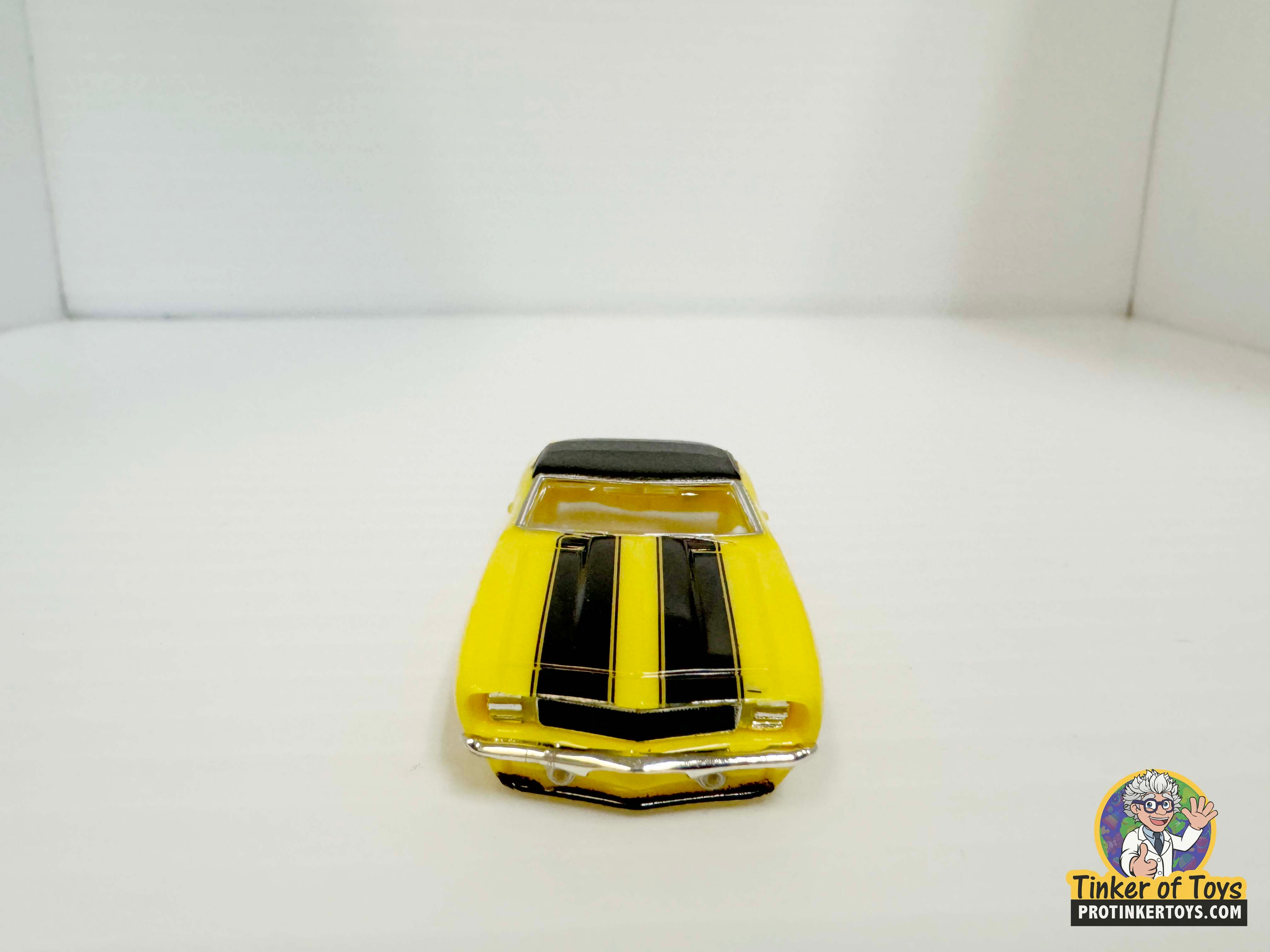 1969 Camaro RS Convertible with Stunning Yellow & Black Stripes - Model Motoring MM07092