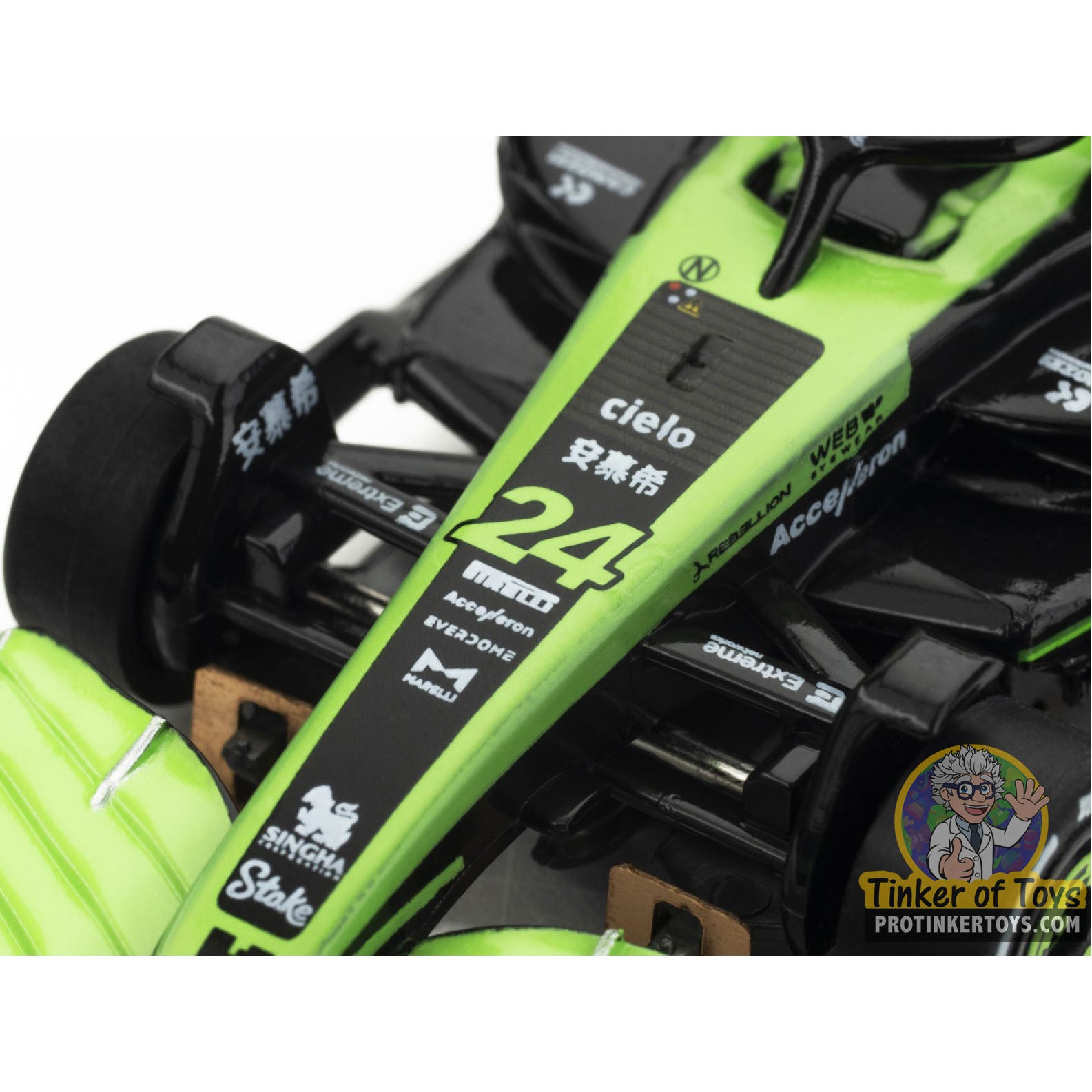 AFX/Racemasters Sauber F1 #24 C44 Stake FY - The Ultimate HO Slot Car!