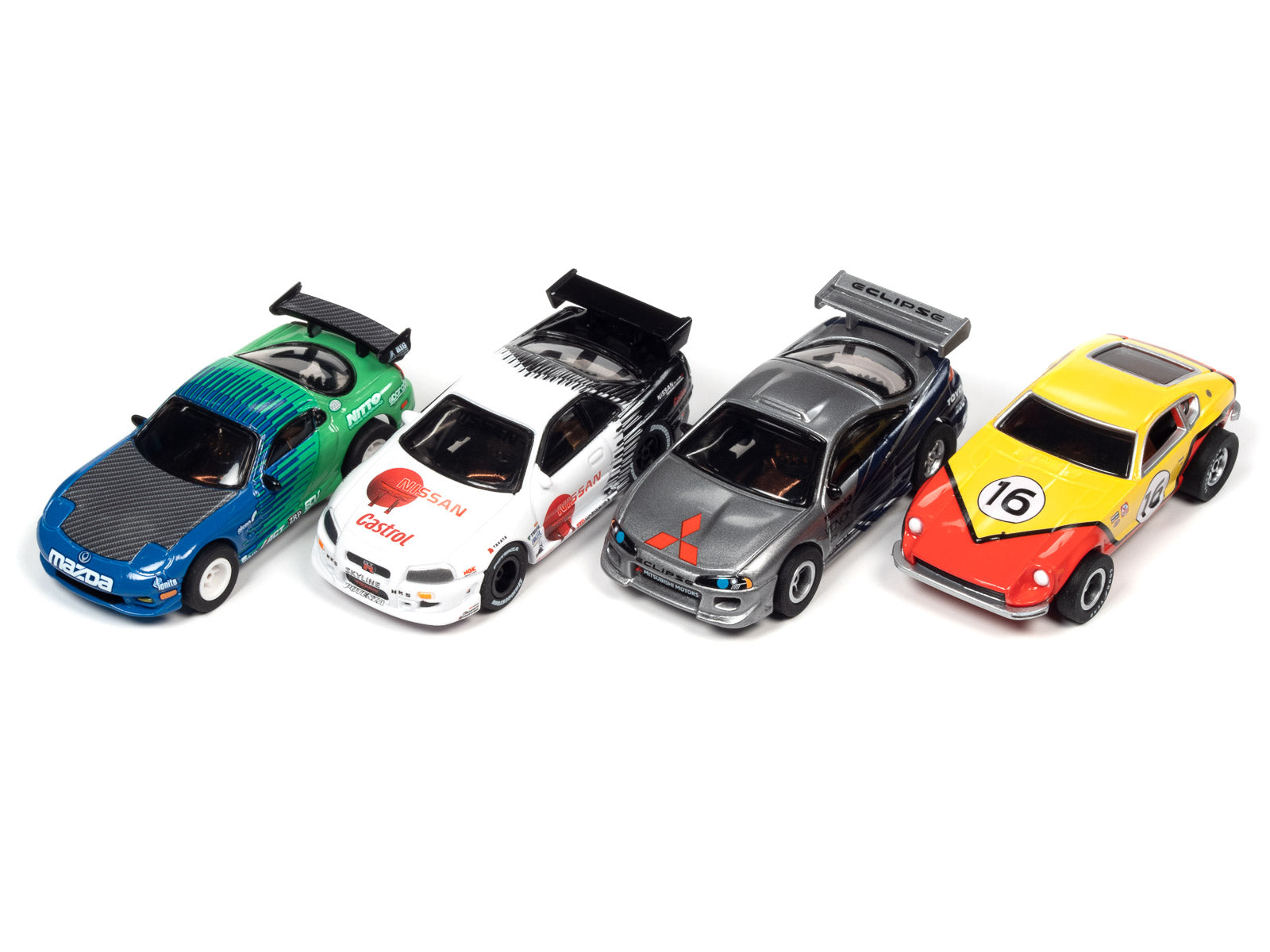 Auto World Import Heat - X-Traction - Release 29 | SC378 - High-Octane Slot Car Set