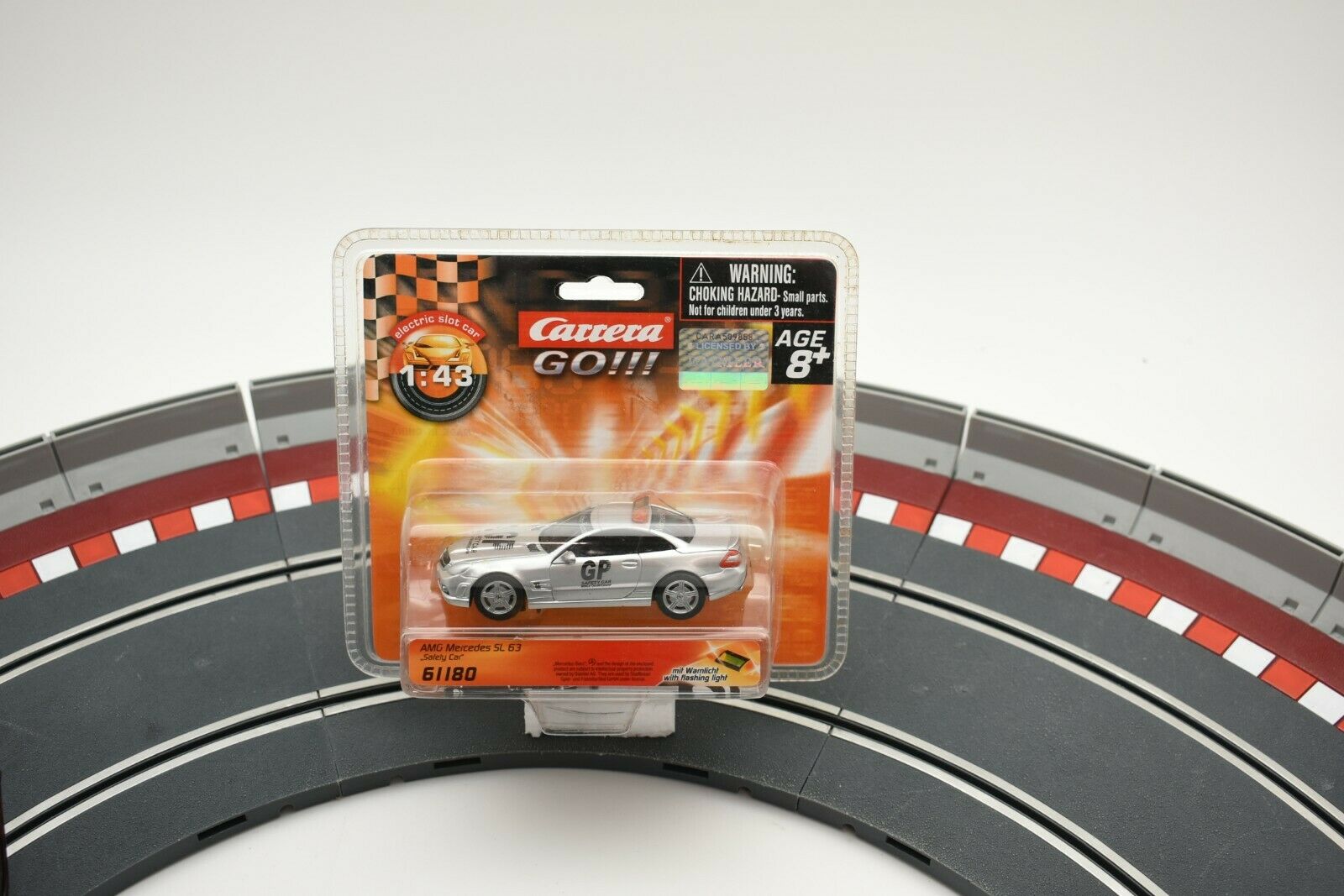2006 AMG Mercedes SL 63 Safety Car for Carrera Go - With Water - Damaged Case