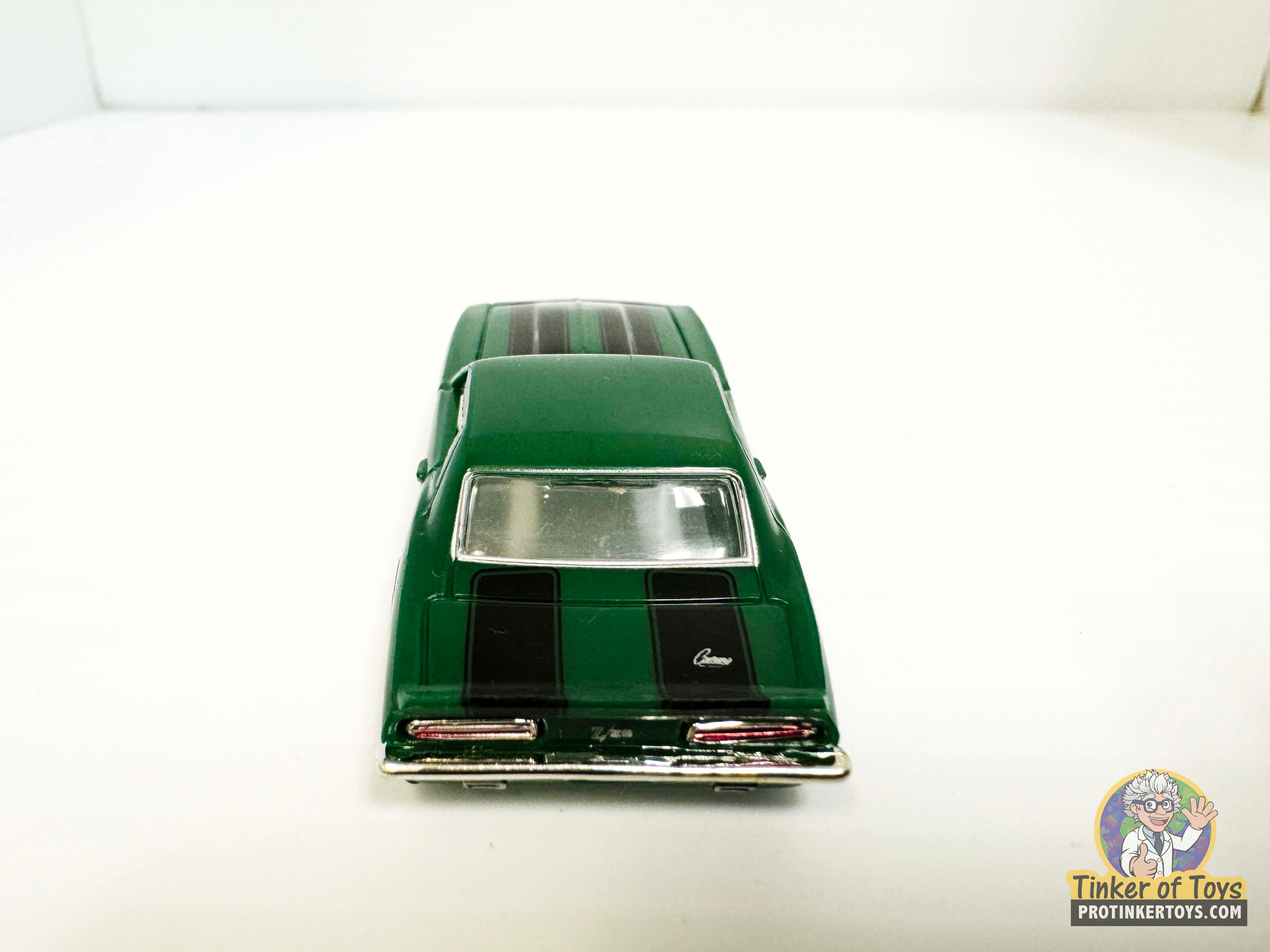1969 Camaro Z/28 Dark Green with Black Stripes - Model Motoring's Iconic Slot Car