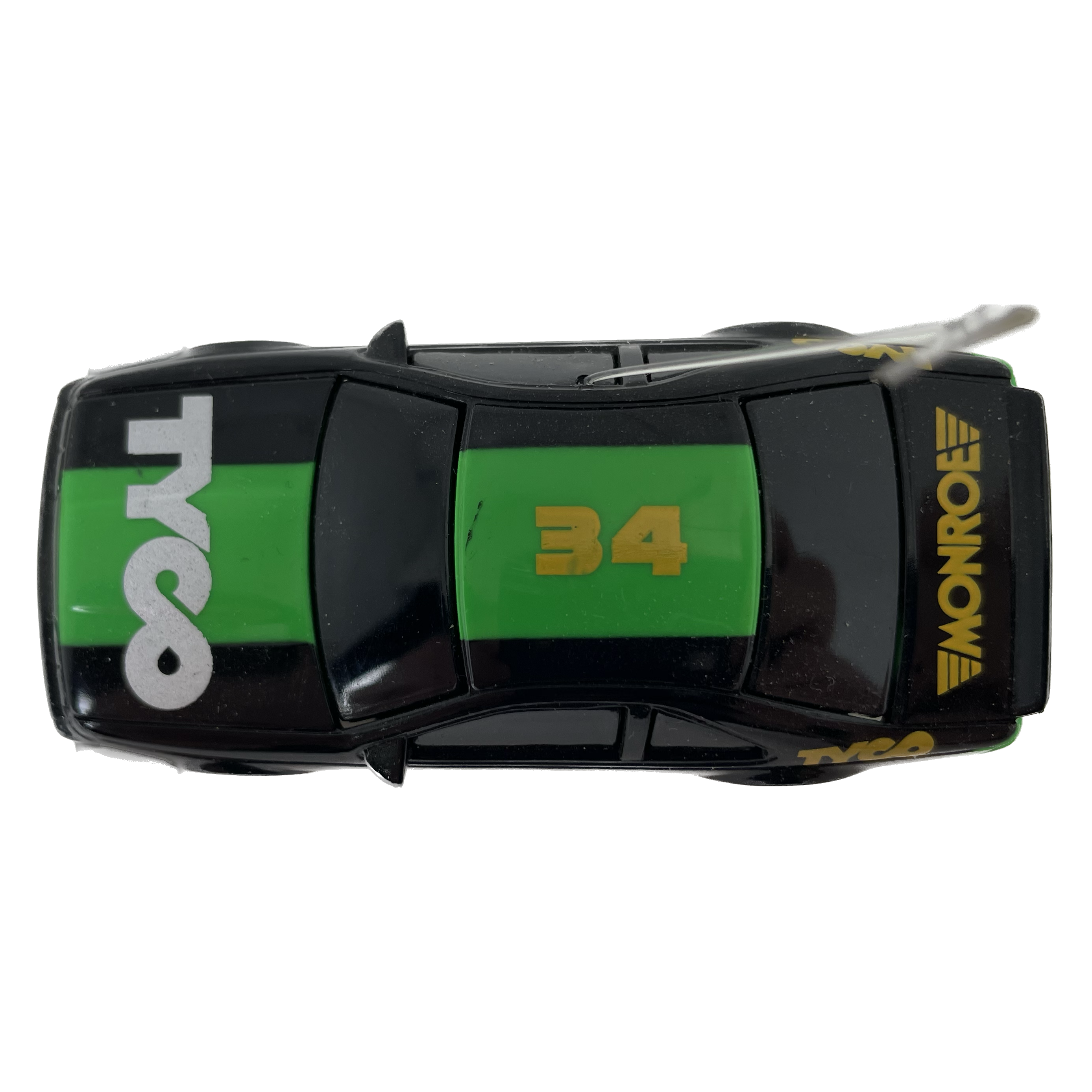 Tyco Stock Car #34: Stunning Green & Black Racing Beauty