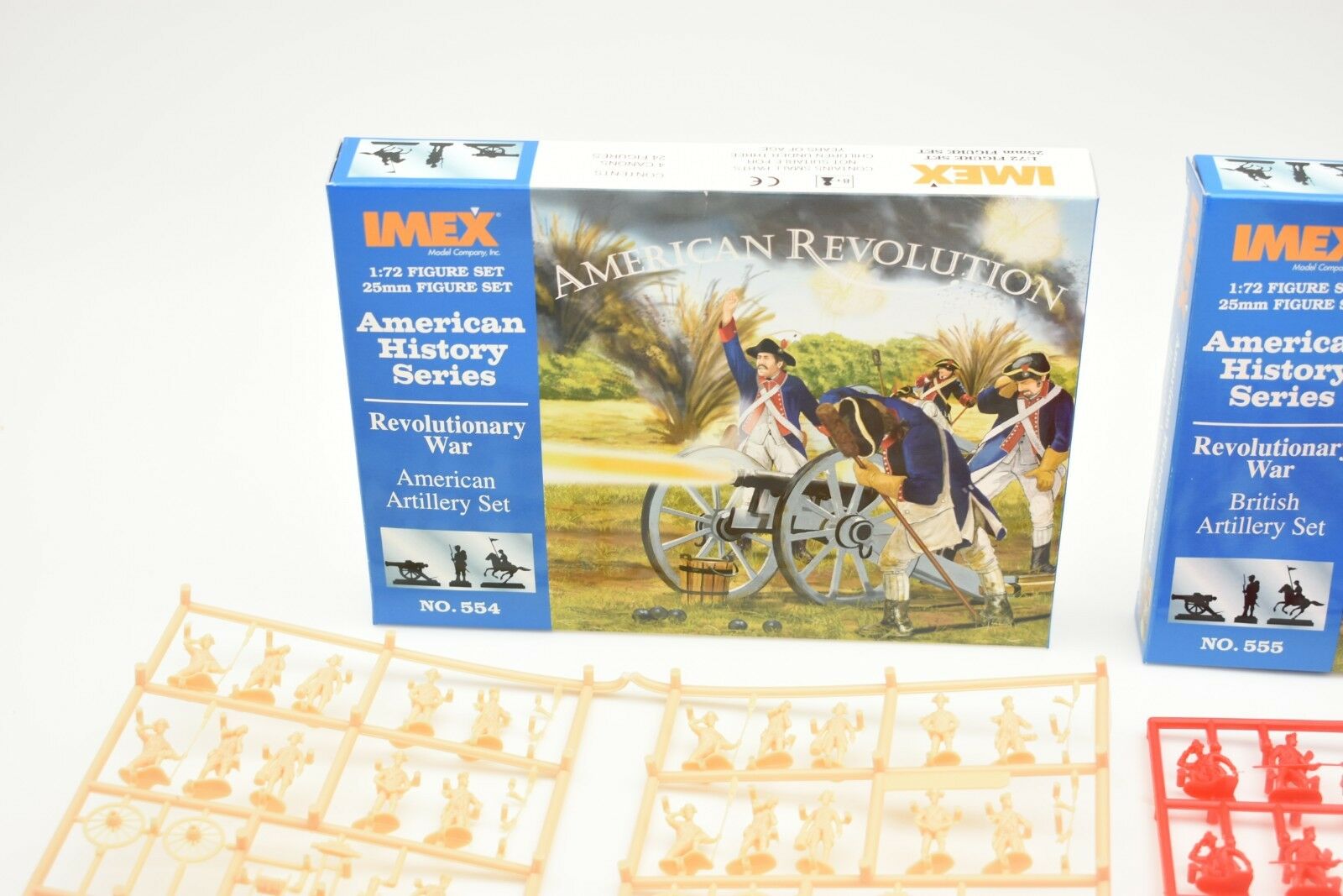 IMEX American History Series Revolutionary War Figure Set 554 - 555