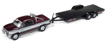 Johnny Lightning Truck and Trailer JLBT006-A - Exclusive Deal!
