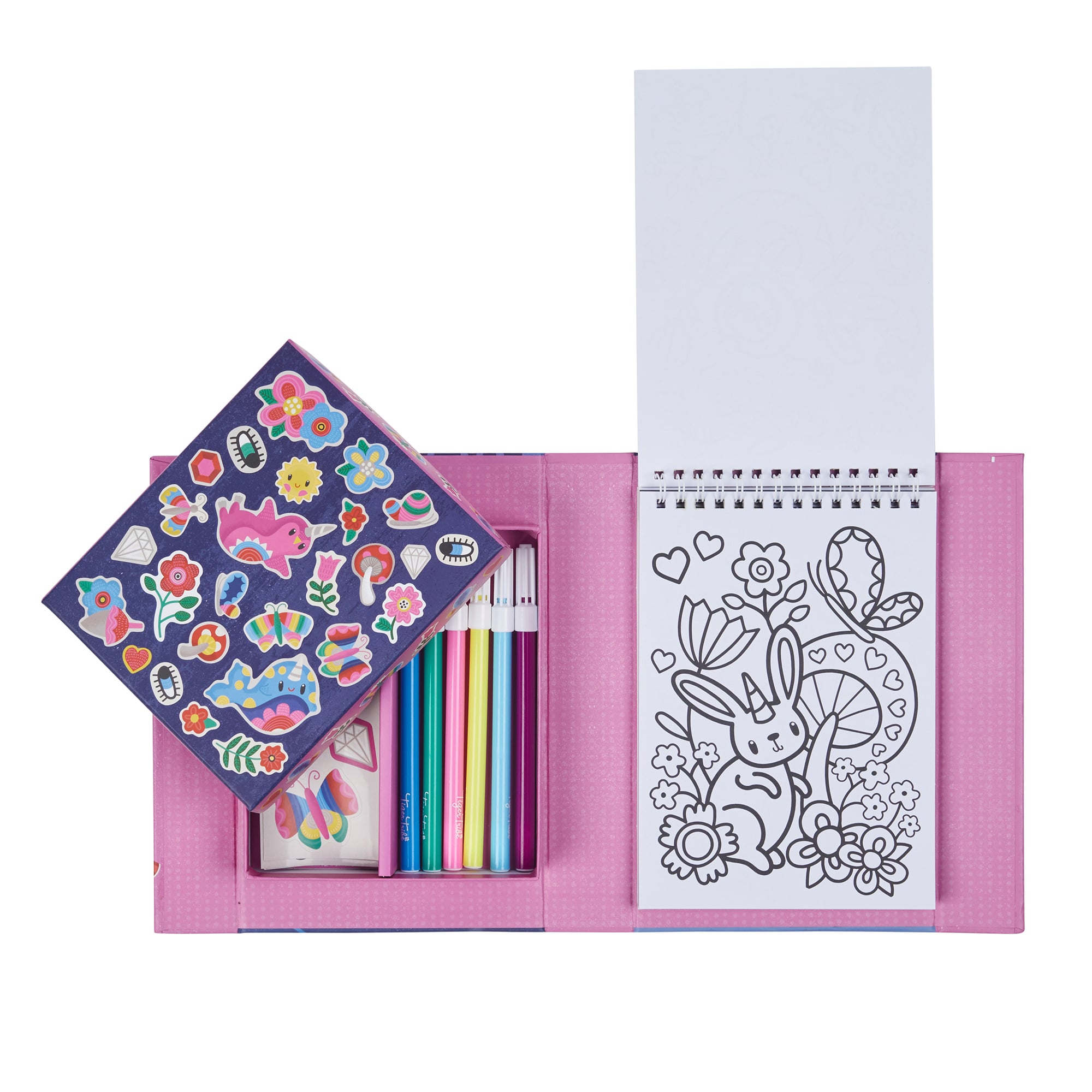 Tiger Tribe Magical Creatures Coloring Set - Unleash Your Child's Imagination!