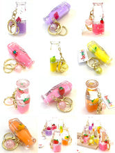 Adorable Fruit Bottle Floaty Key Charms - BC Mini 12071