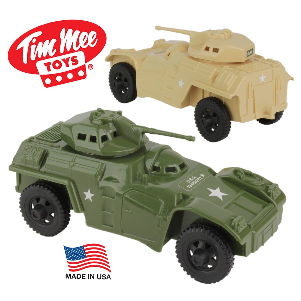 Tim Mee's Exciting Scout Vehicles - Olive & Tan Recon Patrol Armored Cars | 07193