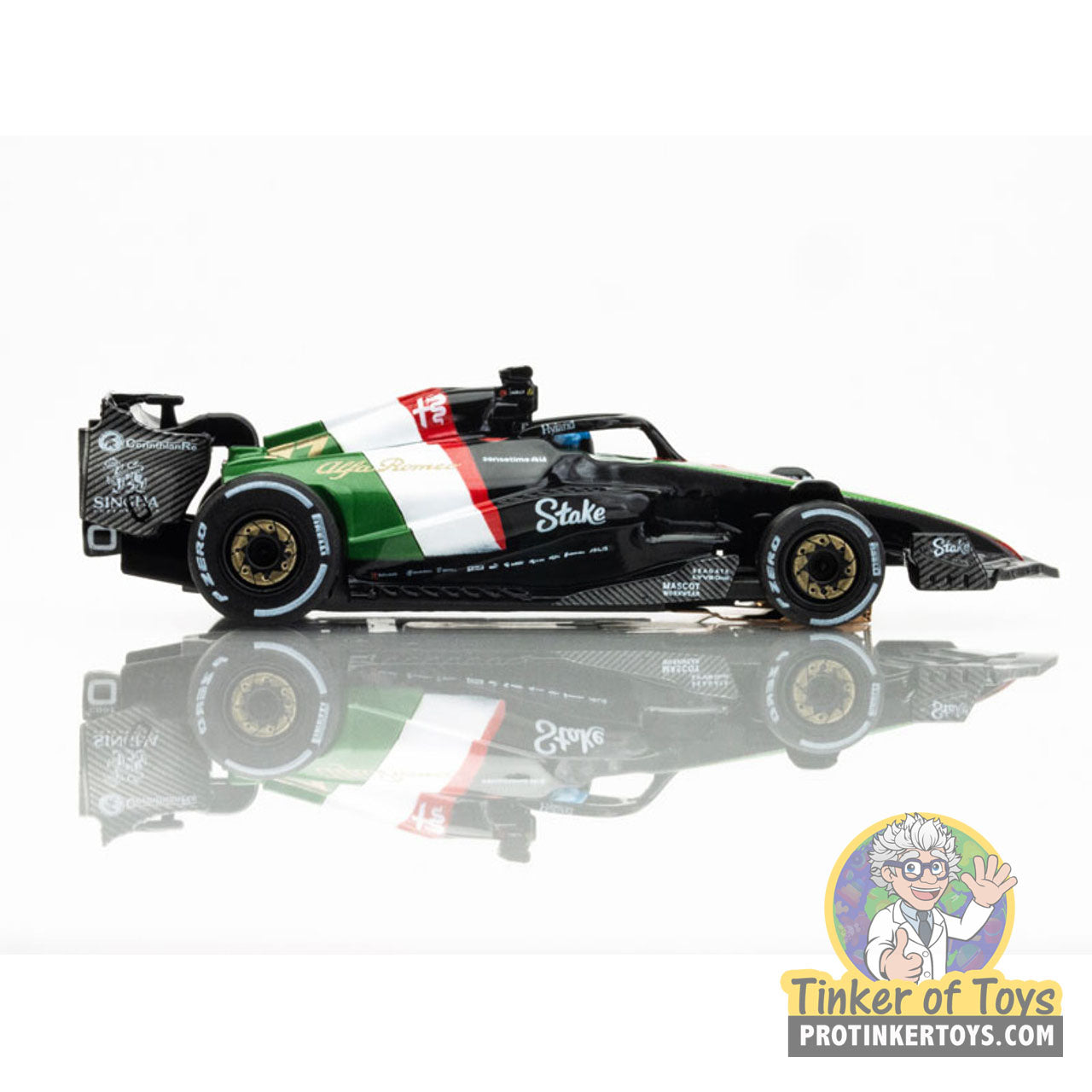 AFX Exclusive: 2023 Alfa Romeo F1 Monza #77 - Valtteri Bottas Mega G+ HO Slot Car