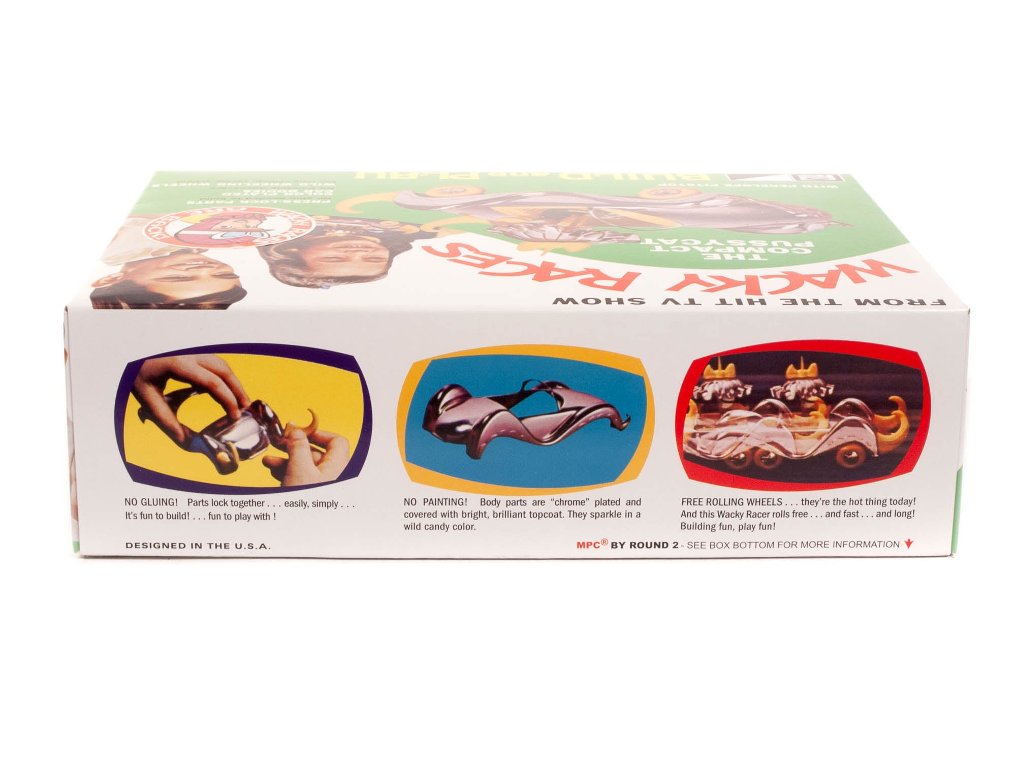 Wacky Races Compact Pussycat 1:32 Scale Snap-Together Model Kit - MPC934