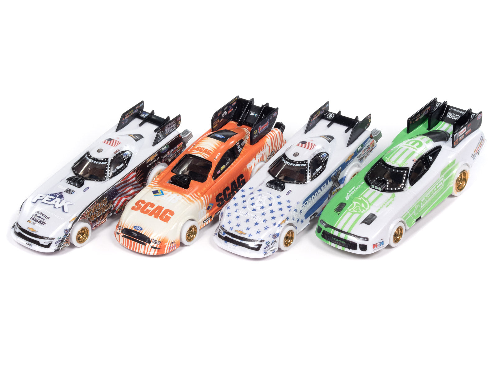 iWheel 4Gear 2023 Release 1 - NHRA Funny Cars by Auto World - SC405: Race into Excitement!