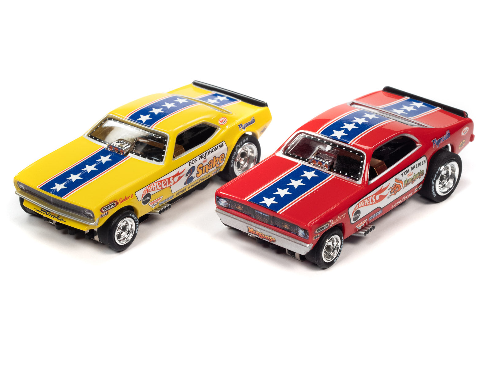 Hot Wheels Snake & Mongoose 2-Pack - 4Gear | SC2PK001 | Auto World - Relive the Drag Racing Rivalry!
