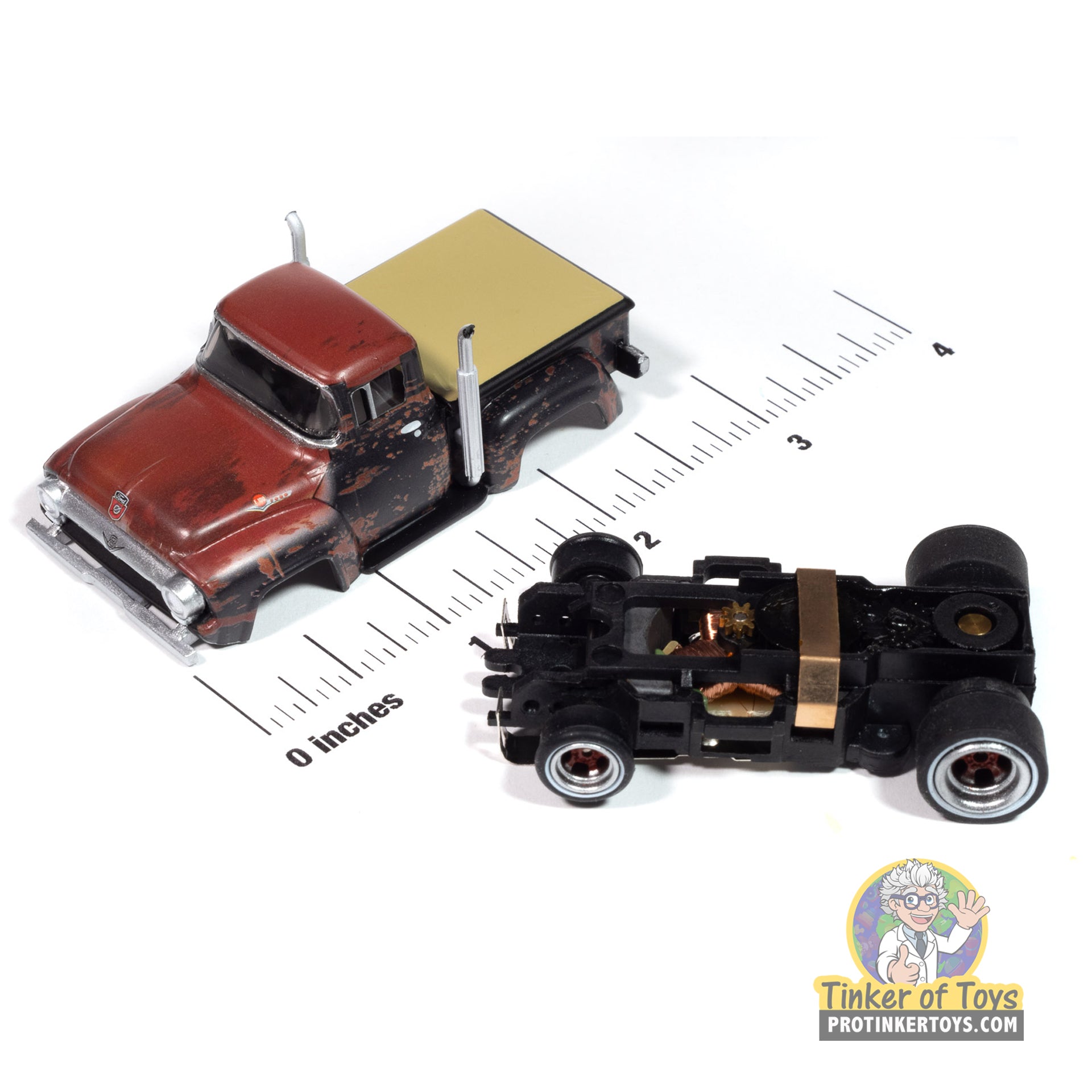 Auto World 4Gear 1956 Ford F100 Rusted Pickup - SC413