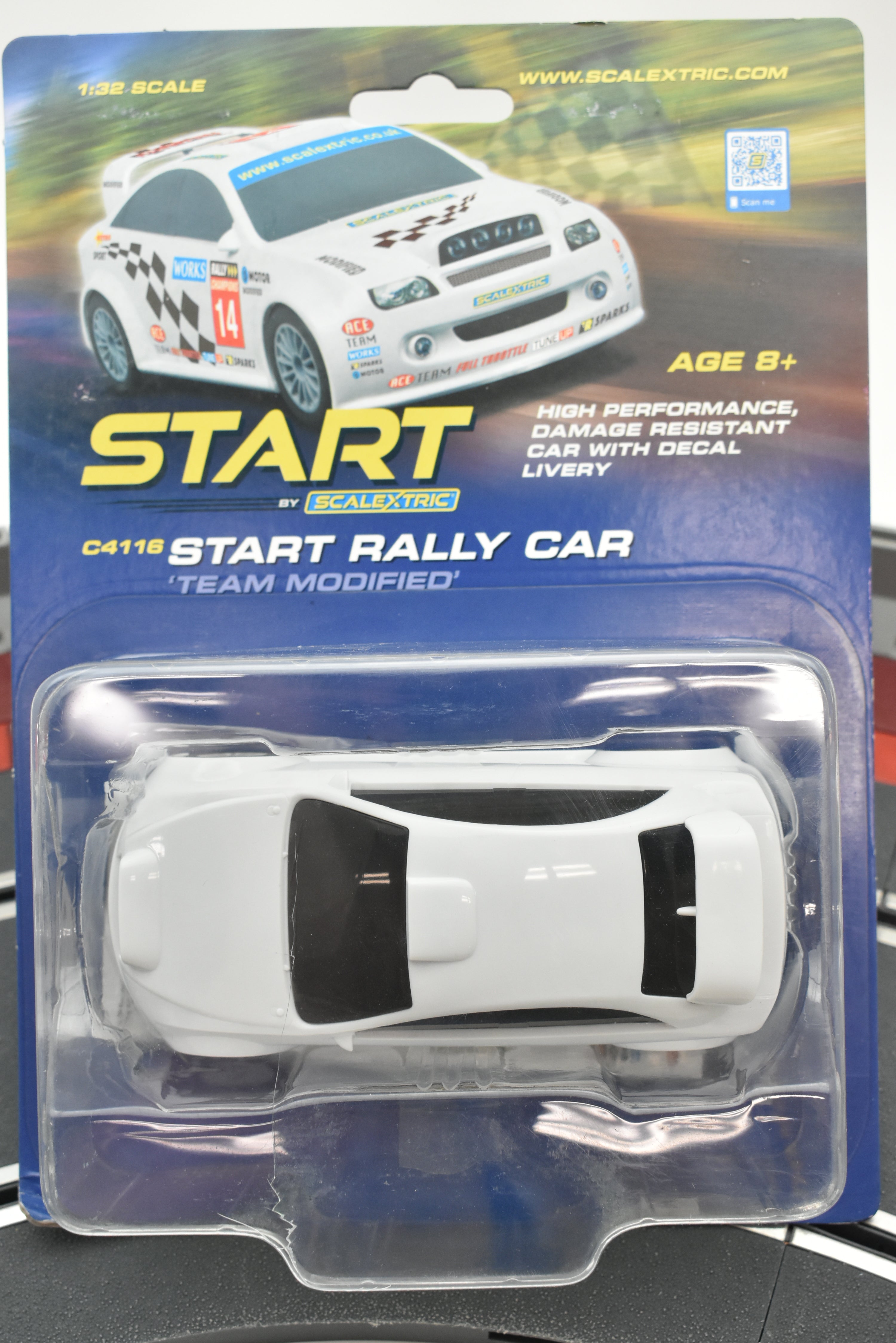 Scalextric Start Rally Car 'Team Modified' - C4116: Customizable Racing Fun!