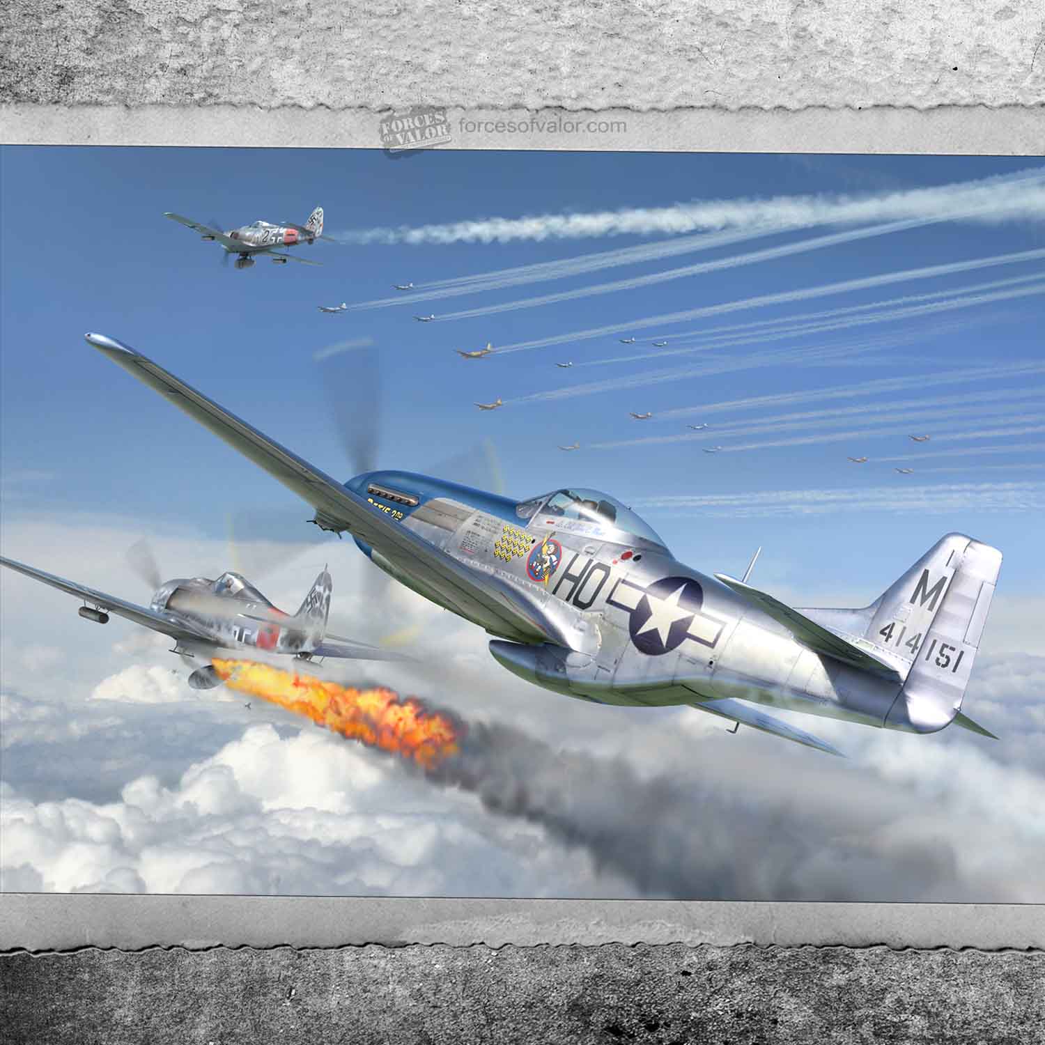 Unleash the Power of U.S. P-51D Mustang in Great Britain, January 1945 - 1:72 Scale Model by Waltersons