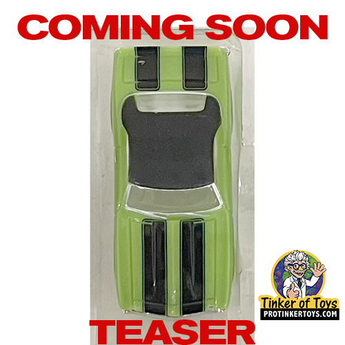 1969 Camaro RS Convertible Light Green with Black Stripes - Model Motoring Slot Car Gem!