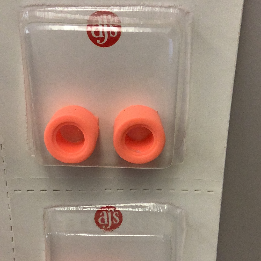 AJ'S 018 Day-Glo Orange Gum Drops Silicone Tires - A Must-Have!