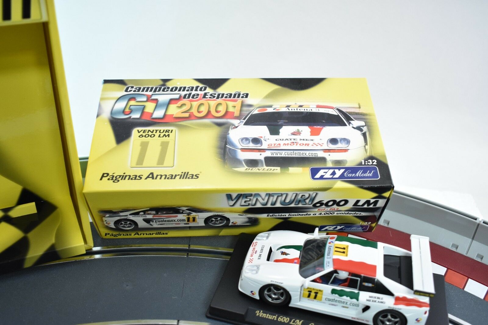Exciting Venturi 600LM PA2 Fly Car from 2001 Spanish GT Championship