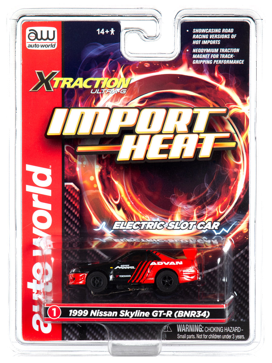 Exciting Import Heat X-traction Release 28 | SC346 | Auto World - Must - Have Slot Cars!