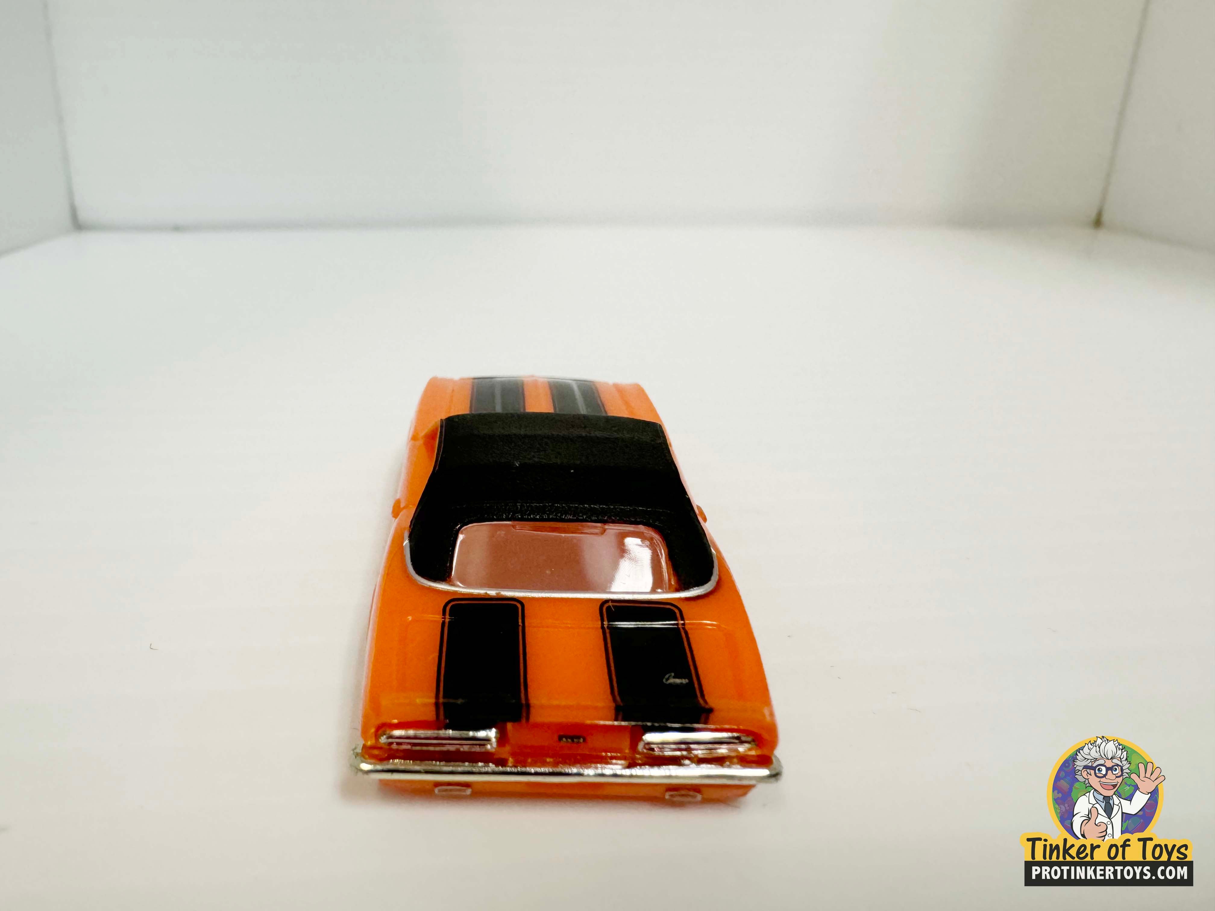 1969 Camaro RS Convertible with Orange and Black Stripes - Model Motoring's Classic Slot Car