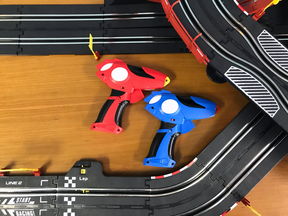 Johnny Lightning 24' Double Loop Raceway Remote Control Electric 1:43 Scale Slot Race Set - Exclusive Auto World Gem! | JLRS001