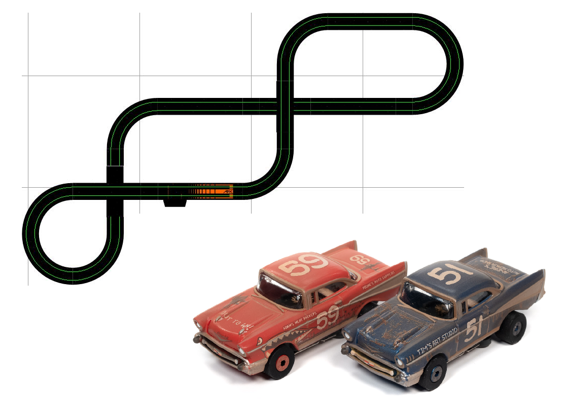 Auto World HO Scale Demolition Derby Track - Assorted Sizes