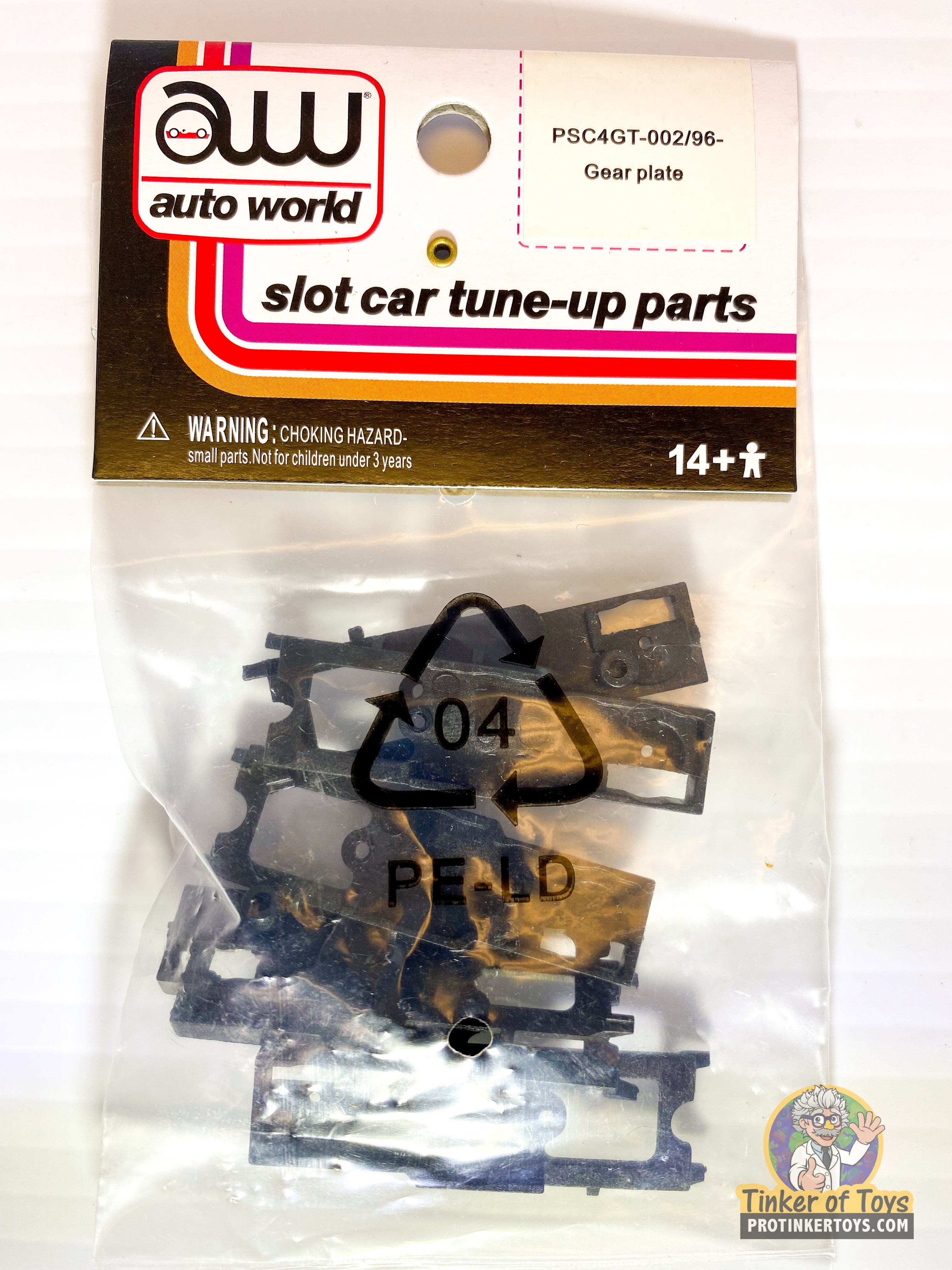 Auto World 4Gear Slot Car Chassis Parts Kit (PSC4G) - Rebuild & Tinker!