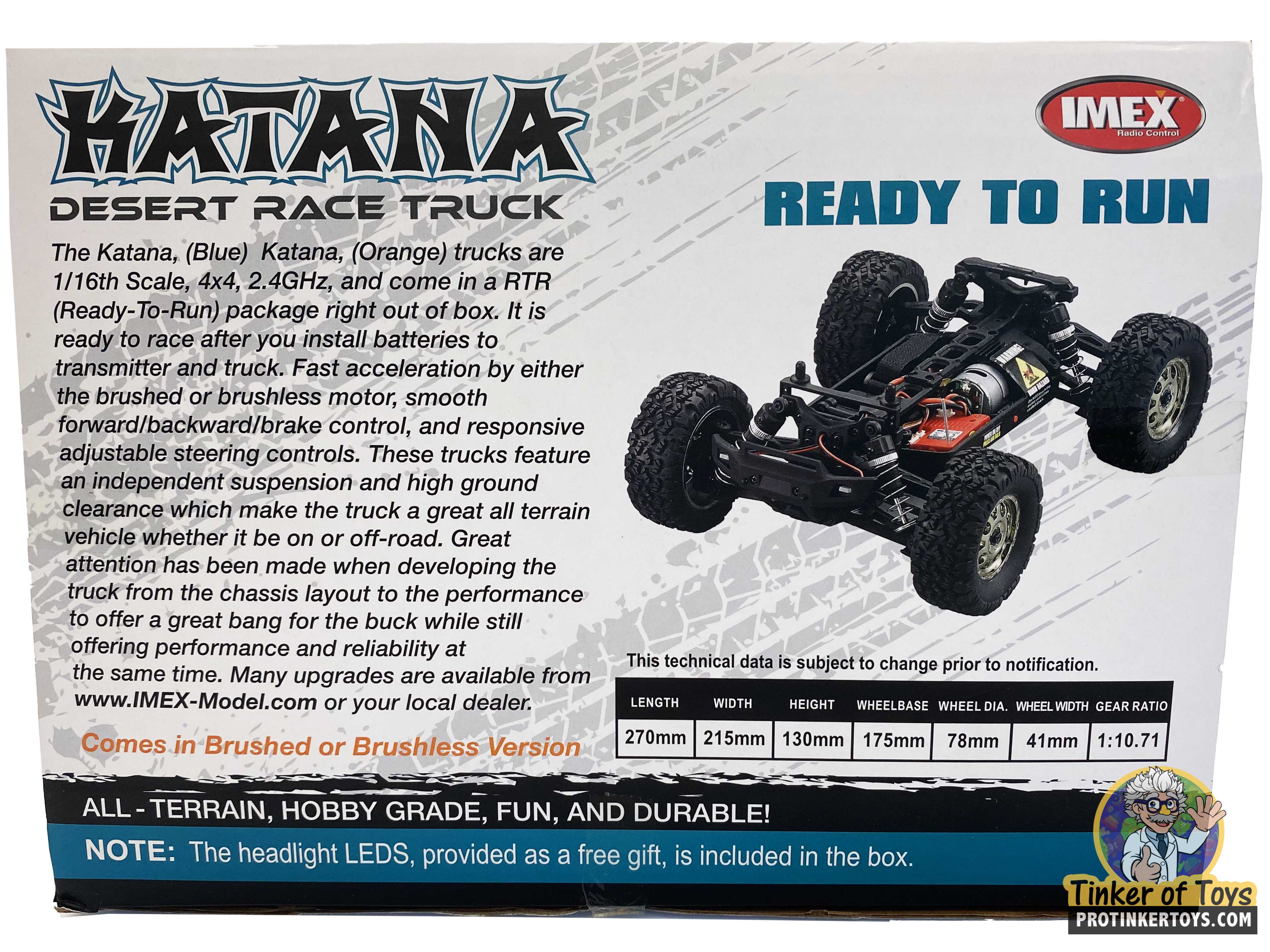 IMEX Katana Desert Truck IMX19035 - Brushless Racing Beast