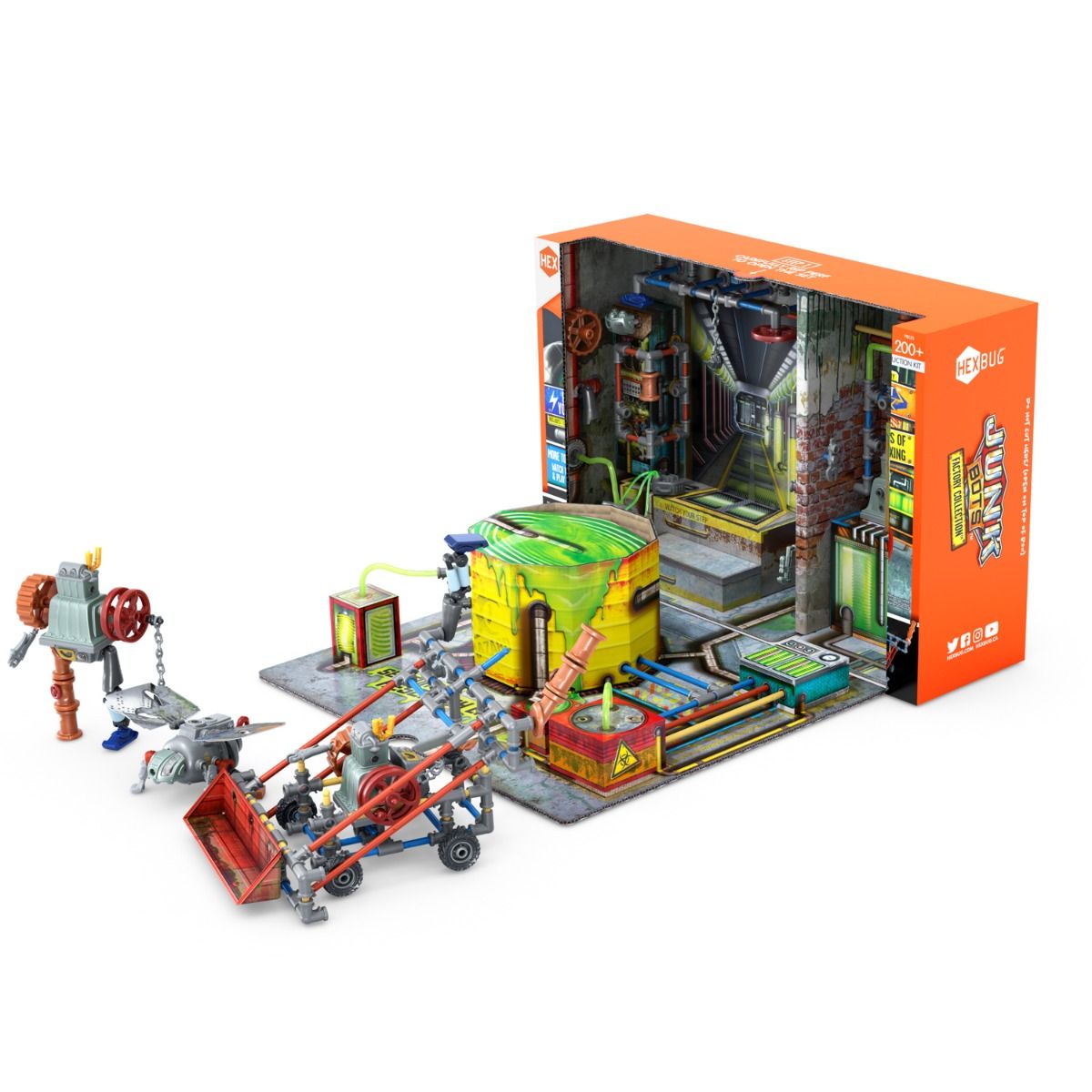 JunkBots Sector 44 Research Lab Small Factory Habitat | 430 - 7131 | HexBug