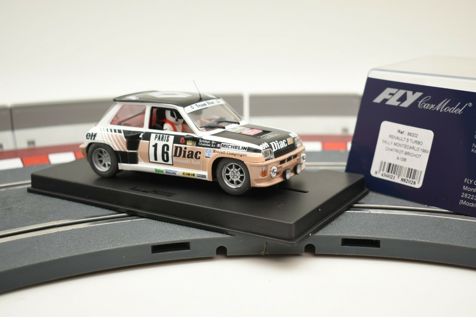 1984 Renault 5 Turbo Rally Montecarlo Fly Car - 88202: A Thrilling Slot Car!