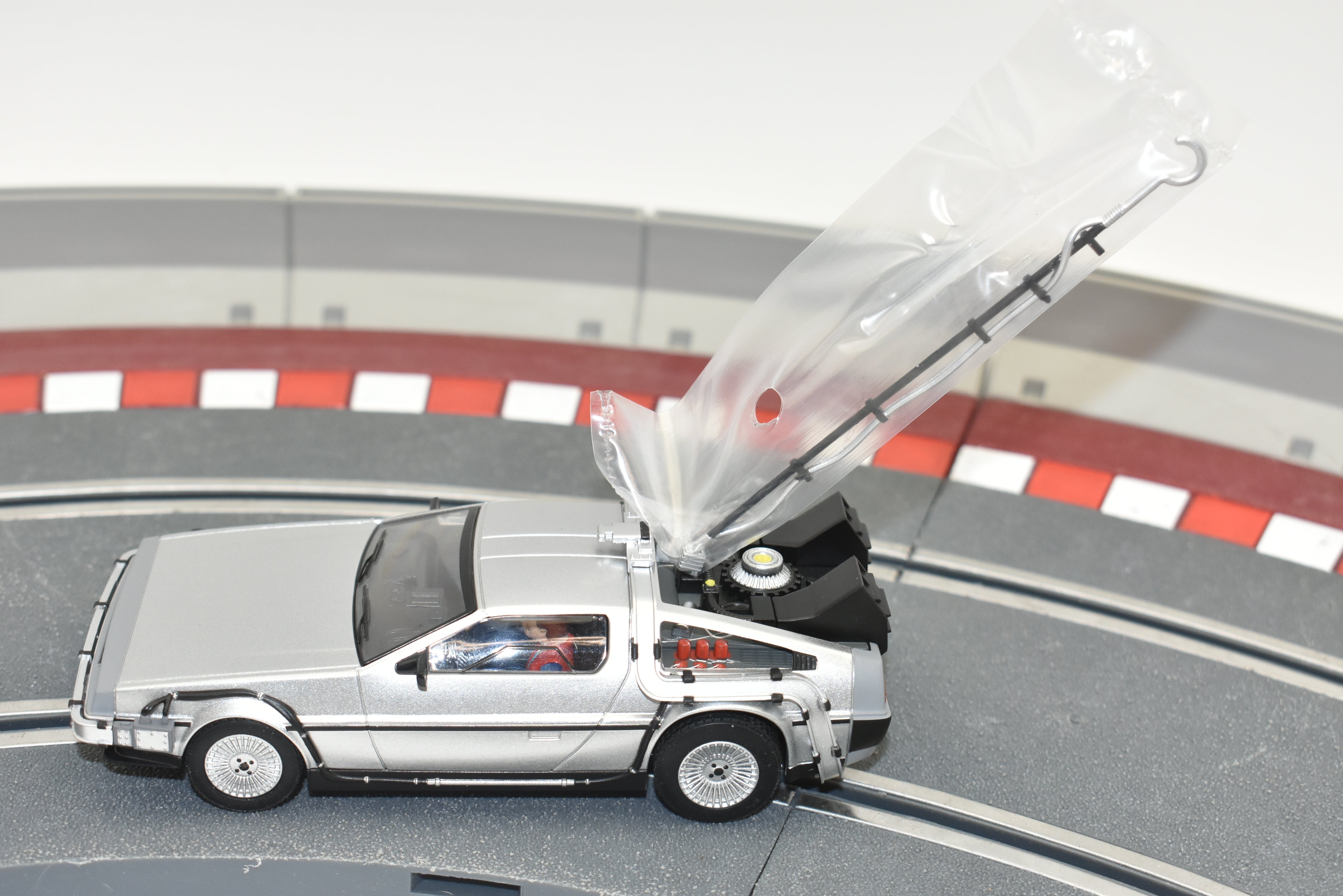 Back to the Future DeLorean Scalextric Slot Car - C4117