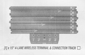 TRX901 4-Lane Wireless Bluetooth Controllers & Terminal Track by Auto World - Unleash the Racing Fun!