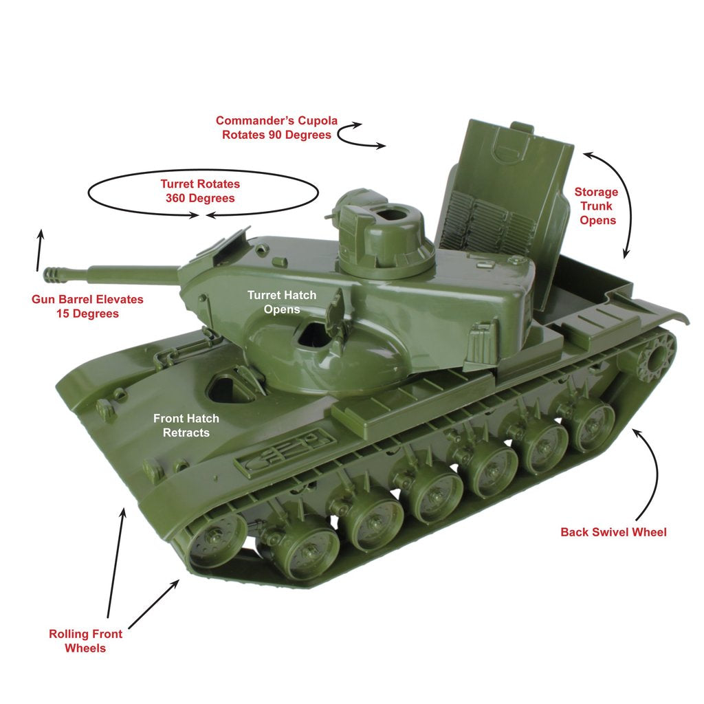 Tim Mee's Olive Green Dominator M60A2 Battle Tank - An Epic Playtime Essential!
