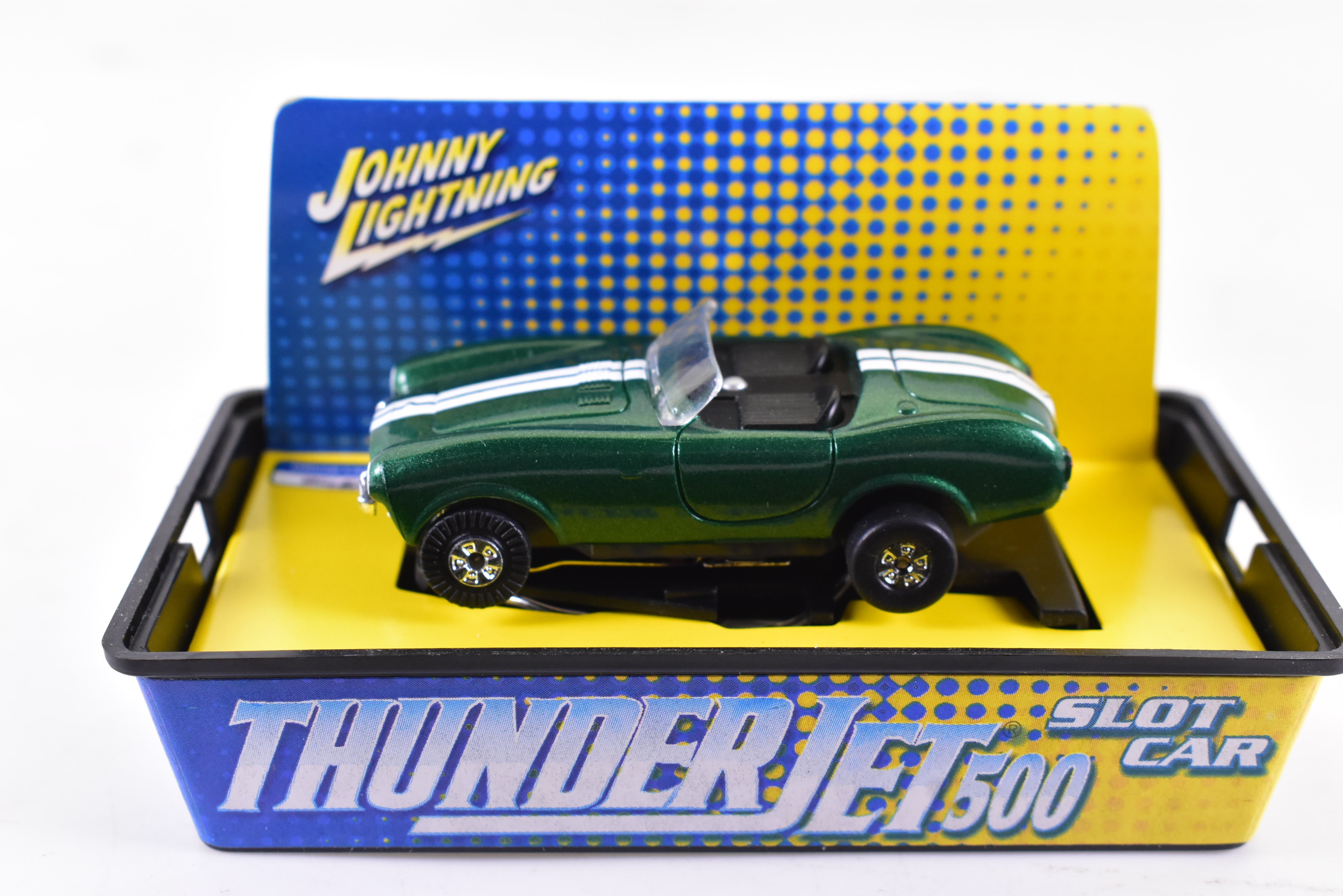 A.C. Cobra Green ThunderJet 500 Ho Scale Racer - Unleash the Speed! | 340-1 | Auto World