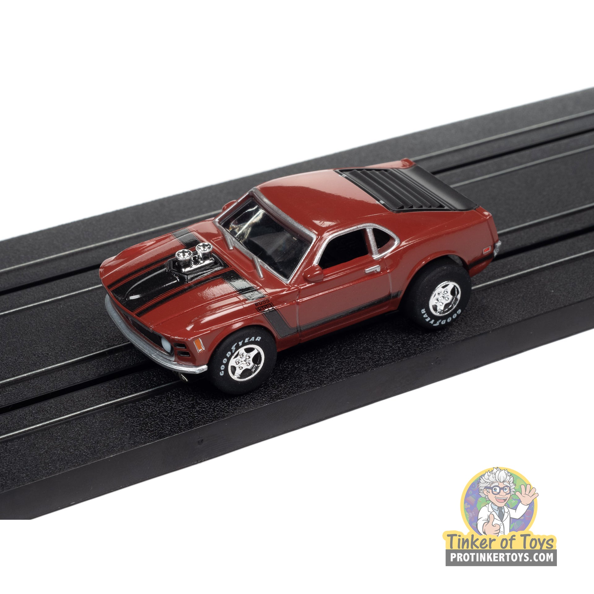 Auto World's Stunning Super III 1970 Ford Boss Mustang (Red) - SC383!