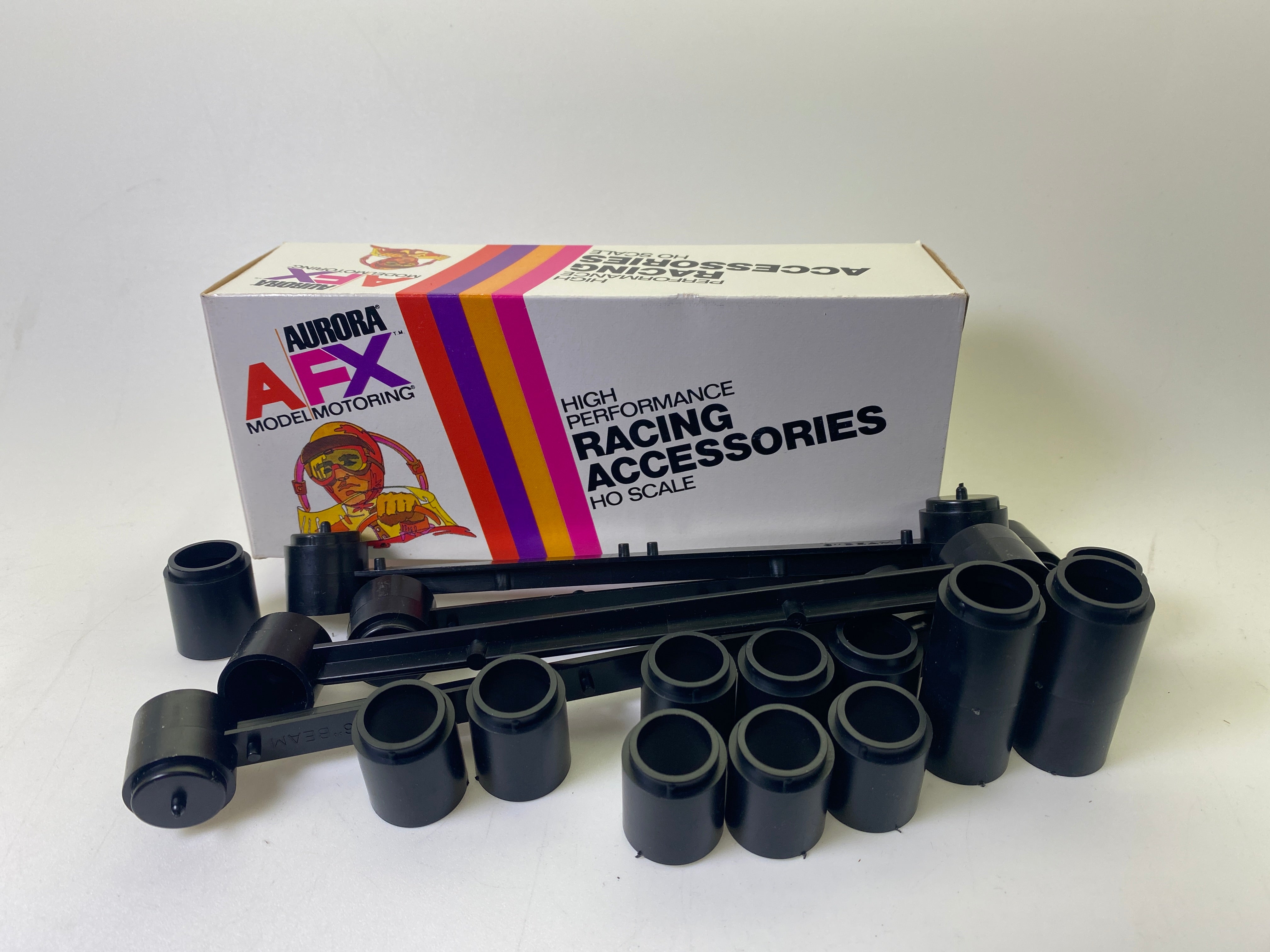 Aurora AFX 1599 - Rare 1970s Vintage 4-Lane Modular Bridge Beams Set