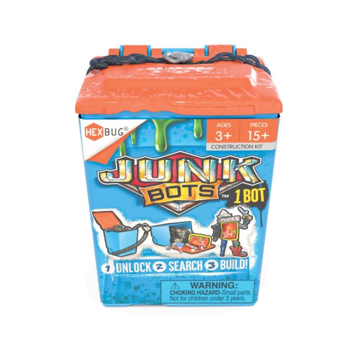 HexBug JunkBots Trash Bin Assortment - Collectible Fun!