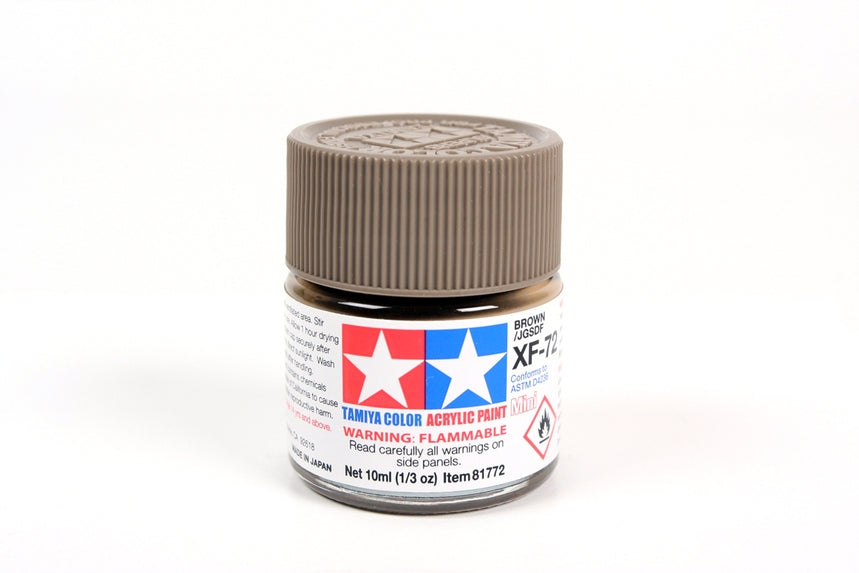 Tamiya Acrylic Mini XF-72 Brown 10ml Paint - A Must-Have for Model Enthusiasts!