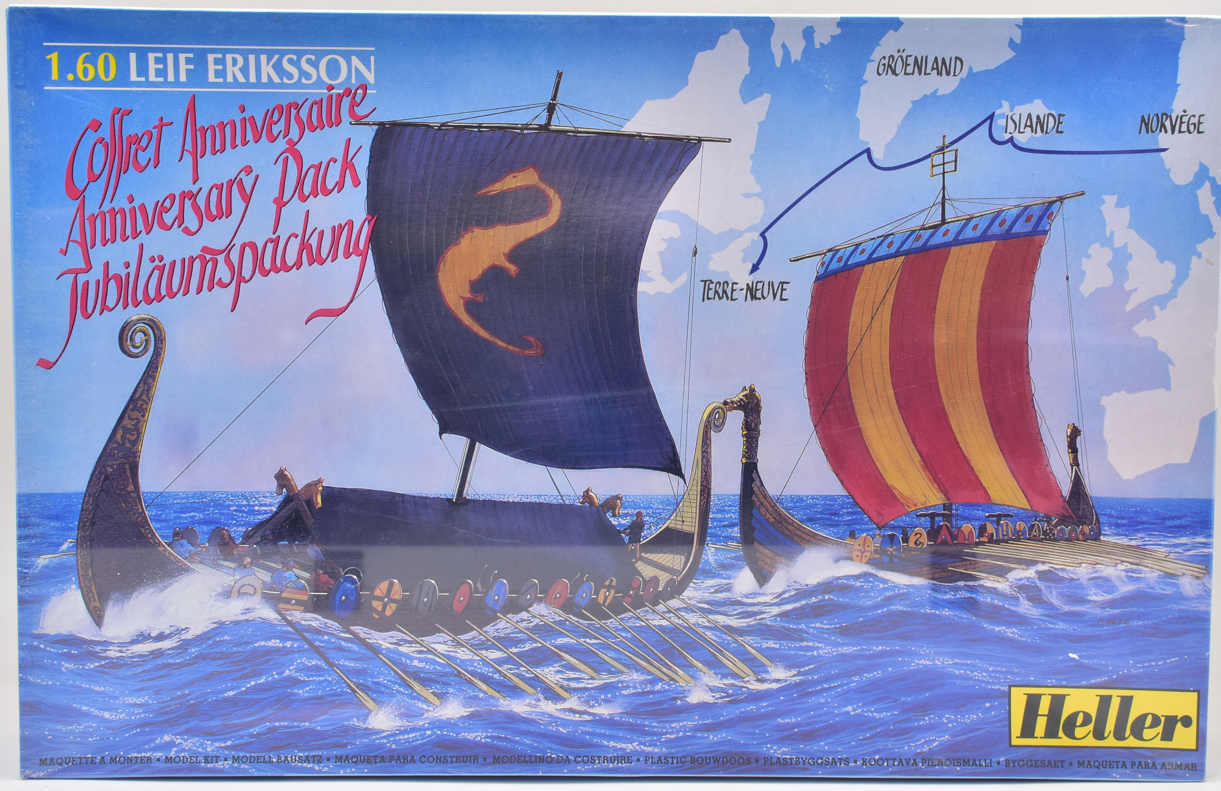 Leif Eriksson 1:60 Scale Model Kit by Heller - Unleash Your Creativity!