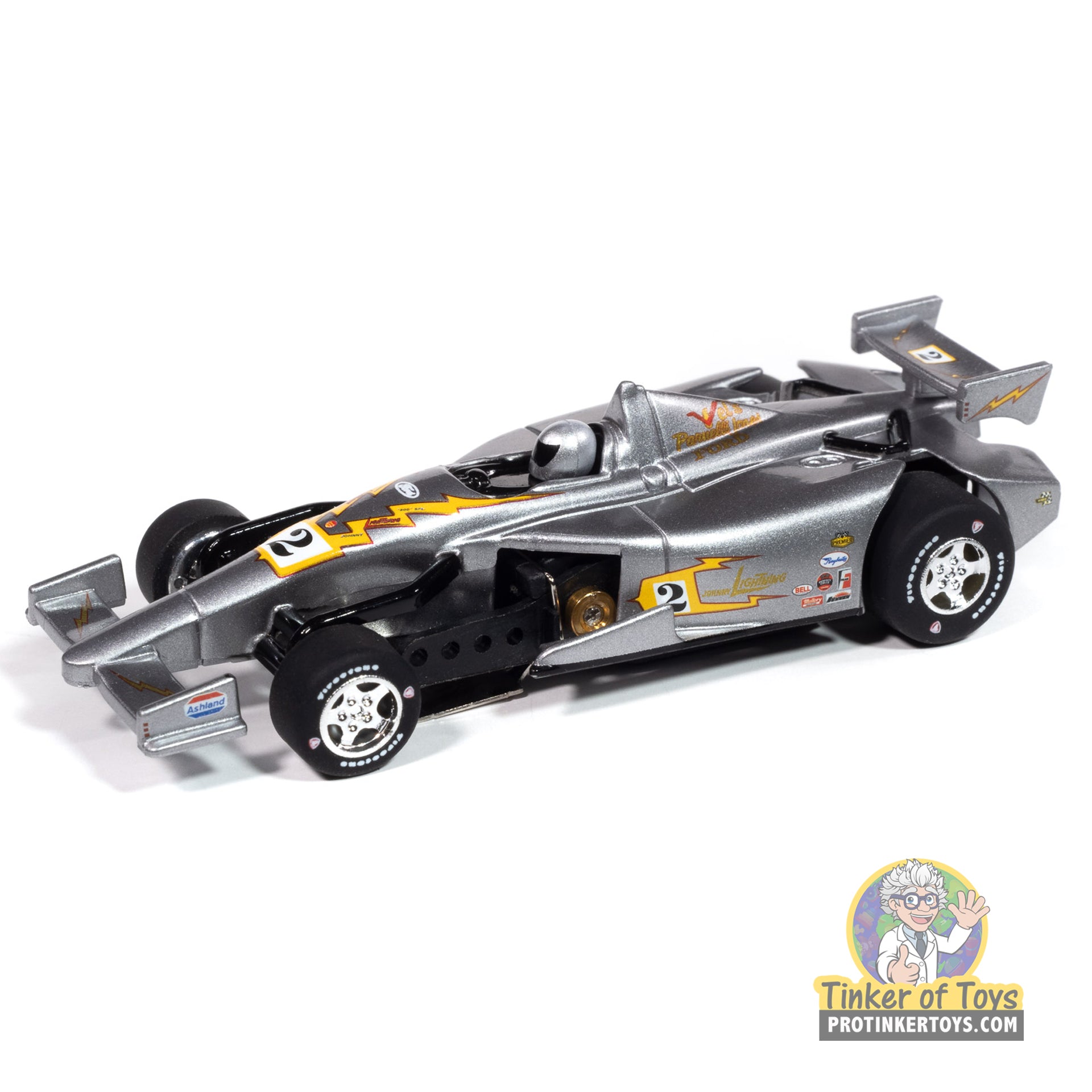Super III 2014 Indy Car Johnny Lightning Special #2 (Gray) 2B - A Must - Have by Auto World | SC413