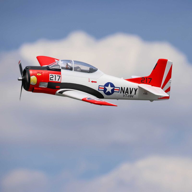 E-flite T-28 Trojan 1.2m BNF Basic with Smart: The Ultimate RC Warbird!