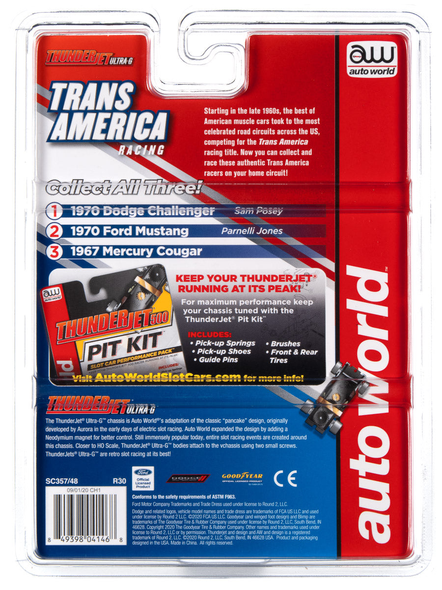 Auto World Trans Am Racers Thunderjet Release 30 - HO Scale Slot Cars